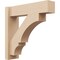 Ekena Millwork 6-in W x 22-in D x 22-in H Balboa Block Rough Cedar Woodgrain TimberThane Outlooker, Primed Tan OUTUR060X22X22BOA44RCPR - alternate 1